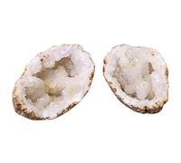 STOBAZA Échantillon de Minerai Naturel Cristal Sphérique pour Enseignement Scientifique Spécimen Minéral Éducatif pour Garçon Fille Collection Minéraux Amas Cristaux Améthystes