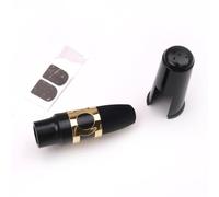 STOBAZA Écussons et Bec de Saxophone Alto avec Boucle en Métal et Capuchon en Plastique, Accessoires Faciles à Utiliser pour Stabiliser le Tube, Set Complet pour Saxophone