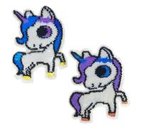 STOBAZA Écussons Thermocollants à Paillettes Réversibles 2 Pièces pour Tissu et Paquet, Patchs Brodés Décoratifs en Pvp, Créatifs et Attractifs pour DIY Vêtements Garçon et Filles