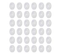STOBAZA Embouts de Lunettes en Silicone Blanc, 30 Paires, Antidérapants