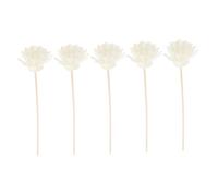 STOBAZA Ensemble de 5 Bâtons Diffuseur Parfumés Rotin Naturel avec Fleur de Chrysanthème Recharge pour Diffuseur Huile Essentielle de Sticks Aromatiques pour Maison et Bureau