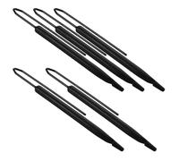 STOBAZA Ensemble de 5 Outils de Coiffure pour Dreadlocks, Kit de Tresseuse à Cheveux Crochets Doubles Imbriqués, Aiguilles à Coiffer Compactes et Légères, pour Entretien et Création de