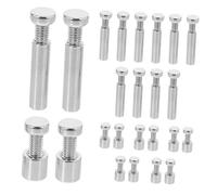 STOBAZA Ensemble De 6 Kit de Vis de Support pour Cadres Photo Matériel de Montage Métallique pour Affichage de Muraux Fixation Pratique pour Maison et Bureau