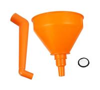 STOBAZA Entonnoir à Carburant Large Plastique Épaissi pour Voitures et Entonnoir Huile Multifonction avec Extension à Angle Droit Compatible Essence Huile Moteur et Liquide de