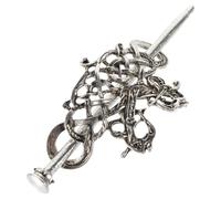 STOBAZA Épingle à Cheveux Accessoire Élégant Rétro en Alliage Argenté Création de Styles Vintage Simples et Décoratifs pour Coiffure Féminine