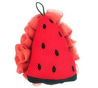 STOBAZA Éponge de Loofah Exfoliante Grosse Taille Motif Pastèque Rouge Boule de Bain Amusante Corps Luffa de Bain Exfoliant Peau Douce Usage Quotidien