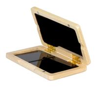 STOBAZA Étui à Anches pour Hautbois en Bois Naturel Boîte de Rangement Compacte pour 2 Anches Porte-Anches Pratique et Protecteur Accessoire Indispensable pour Musiciens de Hautbois