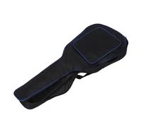 STOBAZA Étui Paquet à Dos Rembourré pour Guitare 41 Pouces, Housse de Guitare Électrique Imperméable Épaisse Grosse Poche, Paquet Portable Bleu pour Transport et Protection Instruments