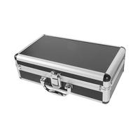 STOBAZA Étui Portable Rigide pour Microphone sans Fil avec Mousse Pré-découpée Protection et Poignée Intégrée Boîte de Rangement pour Accessoires de Studio et Karaoké