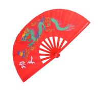 STOBAZA Éventail Chinois Kung-Fu Fan de Kung-Fu pour Performances Tai Chi et Danse avec Ouverture Fluide et Charme Coloré