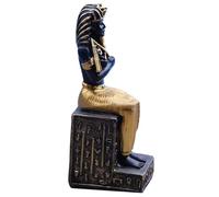 STOBAZA Figurine Égyptienne en Résine Noire pour Maison et Bureau