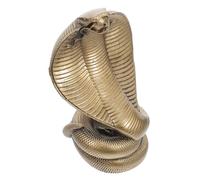 STOBAZA Figurine Serpent Miniature Résine pour an Chinois Statue Serpent Chinois Bronze Antique Ornement de Bureau Compact et Élégant Décoration Maison Symbolique de Sagesse