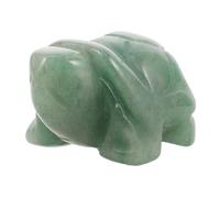 STOBAZA Figurine Tortue Miniature Cristal et Jade Vert Sculpture Protectrice et Décorative Ornement Compact pour Bureau et Maison Symbole de Longévité et