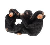 STOBAZA Figurines De Singe Résine Ne Voir Ne Entendre Art Abstrait pour Maison Et Bureau