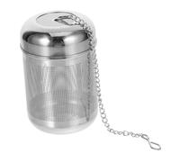STOBAZA Filtre à Thé Boule Acier Inoxydable avec Chaîne Réutilisable Infuseur Assaisonnement Polyvalent pour Thé et Épices pour Maison Restaurant et Bureau