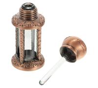 STOBAZA Flacon D'huile Essentielle Vintage en Verre 3 Ml, Compte-gouttes Précis, Étanche et Rechargeable, Distributeur D'huiles Aromathérapies pour Usage Personnel et Professionnel