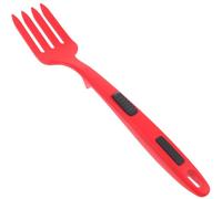 STOBAZA Fourchette De Cuisine Réutilisable En Silicone 29.5 Cm Fourche Ergonomique Lavable Pour Servir Pâtes Salades Fruits Et Ustensiles De Cuisine