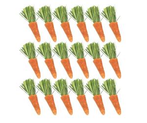 STOBAZA Friandises pour Lapins et Hamsters Bâtons de Dentition Sûrs et Naturels en Herbe de Timothy et Carotte 18 Pièces pour Petits Animaux à Mâcher Quand Vous N'êtes Pas la Maison