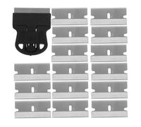 STOBAZA Grattoir à Peinture avec Lames Remplaçables pour Autocollants et Étiquettes Outil de Nettoyage pour Vitres et Plaques de Cuisson