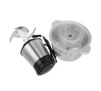 STOBAZA Hachoir à Viande Électrique Acier Inoxydable avec Double Vitesse Broyeur Multifonction pour Légumes Ail et Gingembre Robot de Cuisine Compact Aux Européennes