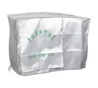 STOBAZA Housse de Protection pour Groupe Extérieur de Climatisation Imperméable en Polyester Revêtement Épais Anti-soleil, Installation Facile pour Fête Estivale sur Balcons et Maisons