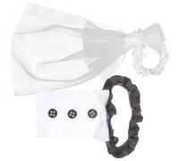 STOBAZA Housse Décorative Mariage pour Verre à Vin Couvre-flûte de Toast en Tissu Accessoire Mariage Thème Vin et Réception 1 Pièce