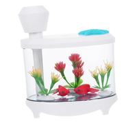 STOBAZA Humidificateur Air USB Mini avec Veilleuse Créative Aquarium Diffuseur Air pour Chambre Bureau et Maison Fonction Brume Ultra-fine et Ambiance Relaxante Couleur