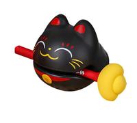 STOBAZA Instrument de Percussion Chat Maneki-Neko Relaxant de Bureau pour Détente et Ambiance Apaisante Décoration Bureau et Maison Attracteur Richesse