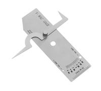 STOBAZA Jauge de Soudure Angle Inoxydable Outil de Mesure pour Inspection de Jauge Fusion pour Soudeurs