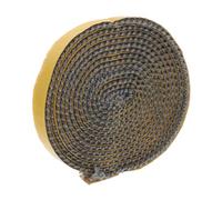 STOBAZA Joint de Cheminée Autocollant Résistant Chaleur Bande Étanchéité Auto-adhésive pour Porte de Poêle à et Four Corde Plate pour Isolation Thermique