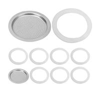 STOBAZA Joint de Rechange en Silicone Résistance Haute Température pour Cafetière Expresso, 300ml, Étanchéité, Installation Facile pour Cafetières de Voyage et Plaques Chauffantes