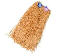 STOBAZA Jupe de Table Hawaïenne Paille pour Décoration de Fête Tropicale Ambiance Plage et Luau Accessoire pour Anniversaire et Réunion d'Été