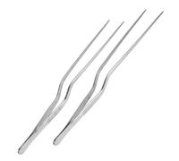 STOBAZA Kit D'élimination du Cérumen 2pcs en Acier Inoxydable avec Embout Incurvé, Outil Polyvalent pour Nettoyage des Oreilles et Réparation Électronique