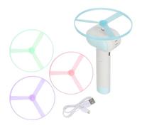 STOBAZA Lanceur de Disques Automatique pour Chat, Interactif Rechargeable | 4 Rotors Volants, Plastique Léger, Usage Intérieur et Extérieur, pour Chats et Chatons