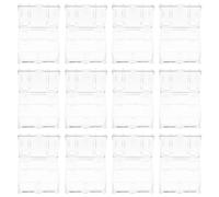 STOBAZA Lot de 12 Boîtes à Dragées Transparentes de Style Européen pour Mariage Mini Boîtes à Bonbons en Plastique pour Fêtes Anniversaires et Enterrements de Vie de Jeune Fille