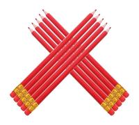 STOBAZA Lot de 12 Crayons de Couleur Effaçables Mine Dure, Pré-Taillés pour Coloriage Adulte et Dessins de Précision