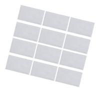 STOBAZA Lot de 12 Porte-Badges Plastiques Transparentes Autocollantes, Format 10x6 Cm, PVC et Eva, Protection Étanche pour Badges et Cartes, Usage Professionnel, Voyage et Organisation