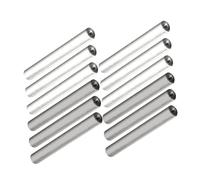 STOBAZA Lot De 12 Tiges De Test De Précision En Aluminium Pour Électroaimants Pour Laboratoire Pièces D'Expérimentation Électromagnétique Tiges De Rechange En Aluminium Argent