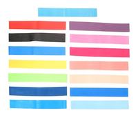 STOBAZA Lot de 15 Bandes de Fixation Élastiques pour Chaises de Bureau et Scolaires Couleurs Variées Matériau TPE Confortable Adaptées aux Garçon et Filles et Adultes Hyperactifs