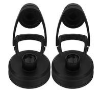 STOBAZA Lot de 2 Bouchons de Rechange Noirs pour Gourde Large Bouchons Anti-Fuite à Bec Verseur en Plastique Compatibles Bouteilles d'eau Sport et Plein Air Couvercles Étanches pour