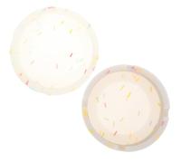 STOBAZA Lot de 2 Cendriers Ronds en Silicone Lumineux Cendriers Décoratifs de Bureau et Salon Couleurs Fluorescentes Blanc et Gris Grosse Capacité Antidébordement Pratiques et Originaux