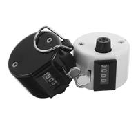 STOBAZA Lot de 2 Compteurs Manuels Portables à 4 Chiffres en Plastique Boutons à Haute Sensibilité Légers pour Événements Sportifs Multiples et Golf