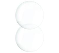 STOBAZA Lot de 2 Lentilles Convexes en Verre 50 Mm Diamètre, Double Face Convexe, Outils Pédagogiques de Physique pour Laboratoire, Lentilles de Télescope Adaptées aux Expériences