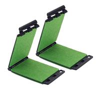 STOBAZA Lot de 2 Nettoyeurs pour Cordes de Guitare et Basse, Brosse Écologique à Faces Multiples pour Nettoyage Rapide Instruments à Cordes, Accessoire Compact Vert R102 pour Entretien