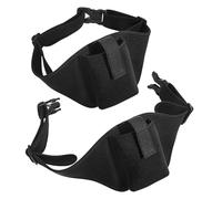 STOBAZA Lot de 2 Paquet Banane de Sport Ajustables pour Micro de Fitness Ceinture Porte-Micro Résistante à la Transpiration Poche Multifonction pour Téléphone et Clés pour Entraînement