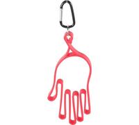 STOBAZA Lot de 2 Supports de Moufles de Golf Rouge en Plastique ABS et Métal Universels Main Gauche et Droite Anti-Rétrécissement Cadre de Séchage Pratique pour Accessoires Golf Léger