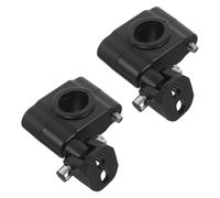 STOBAZA Lot de 2 Supports Universels pour Phares Additionnels Moto 18-32 MM en Alliage Haute Résistance Fixation Latérale pour Guidon de Vélo Scooter et Fourche Éclairage Longue Portée