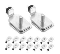 STOBAZA Lot de 20 Bouchons D'extrémité De Rail De Rideau, Verrou Remplaçable, Flexible, pour Rails De Fenêtre De Plafond, Accessoires De Rideau DIY