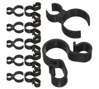 STOBAZA Lot de 20 Pinces à Bougies de Fête en Plastique Léger Double et Simple Trou Support pour Bouteilles de Vin Sécurité Anti-Éclaboussures Réutilisables pour Anniversaire et