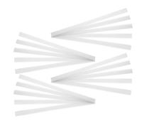 STOBAZA Lot de 20 Porte-étiquettes Adhésifs Transparents Auto-adhésifs pour Étagères, Plastique Robuste, Dimensions 50 X 3 Cm, Bande Porte-étiquette pour Supermarché, Commerce de Détail